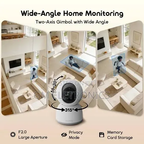 Oraimo Vigicam 3MP Ultra HD Night Vision IP Camera