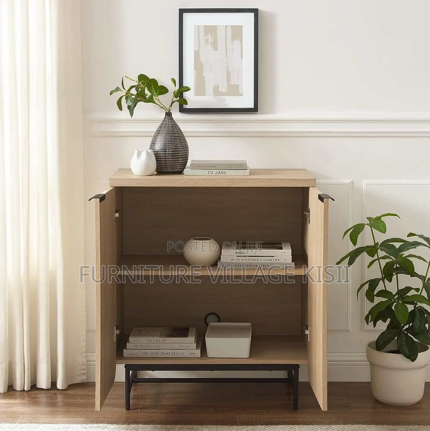 Office Cabinet: Executive Wooden Storage Cabinet