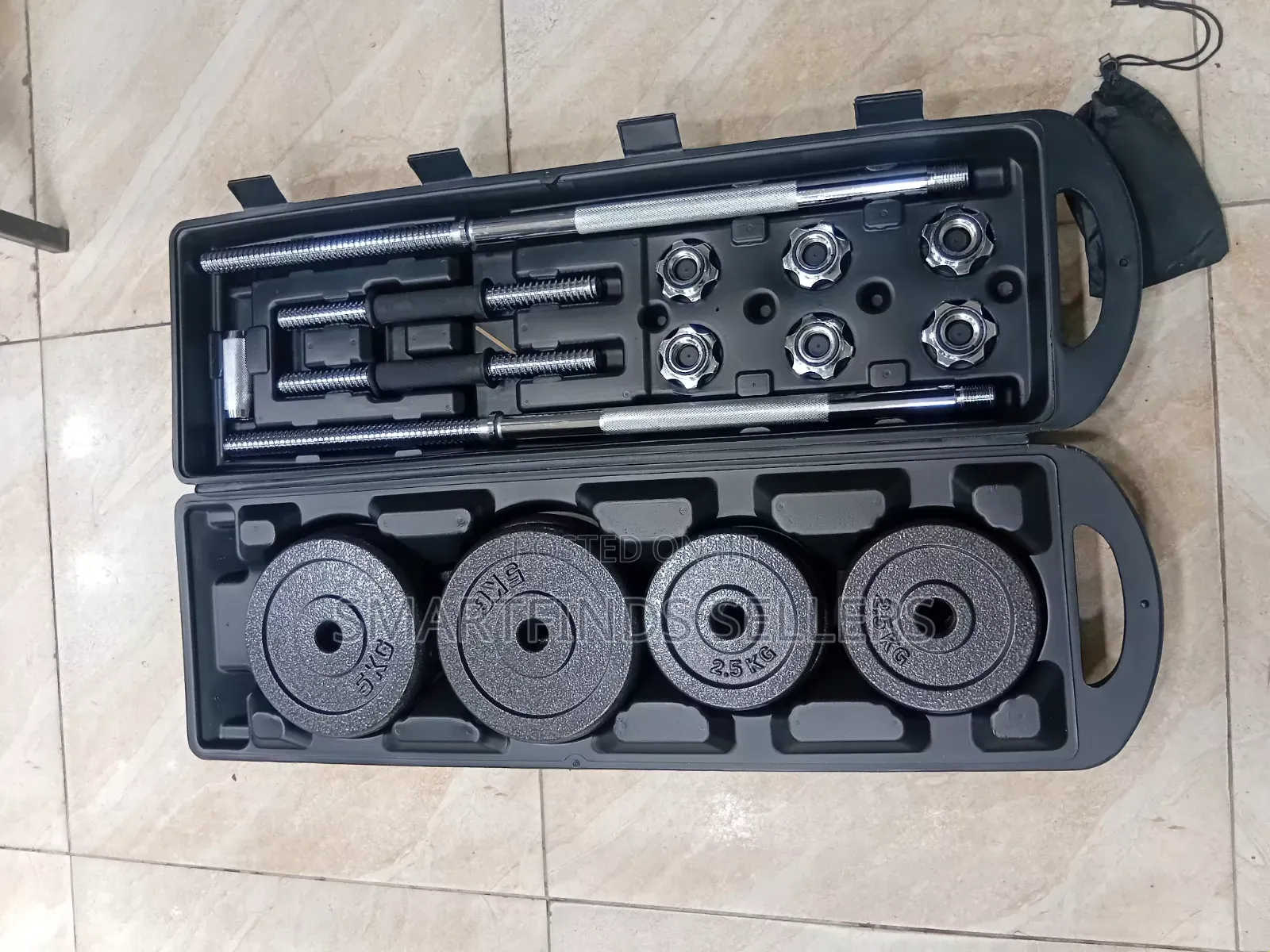 50KG Cast Iron Dumbbell Set – Heavy Duty Fitness Weights
