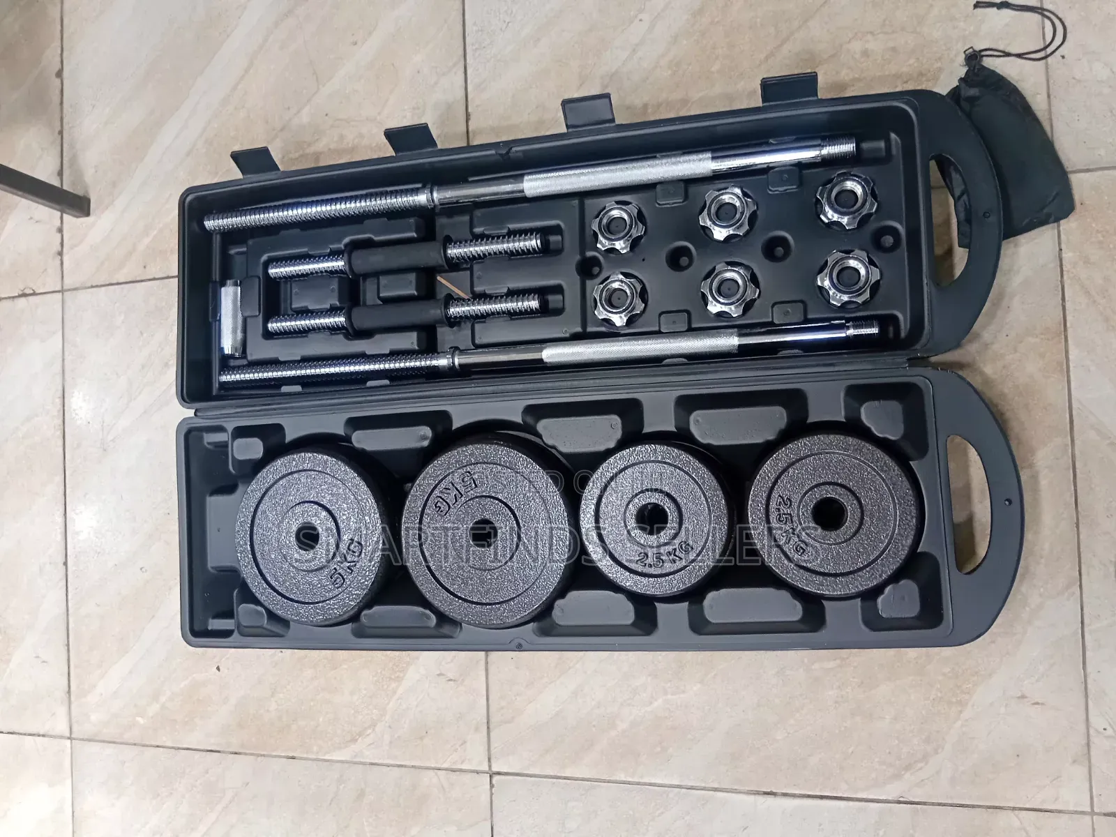50KG Cast Iron Dumbbells – Durable Strength Training Set