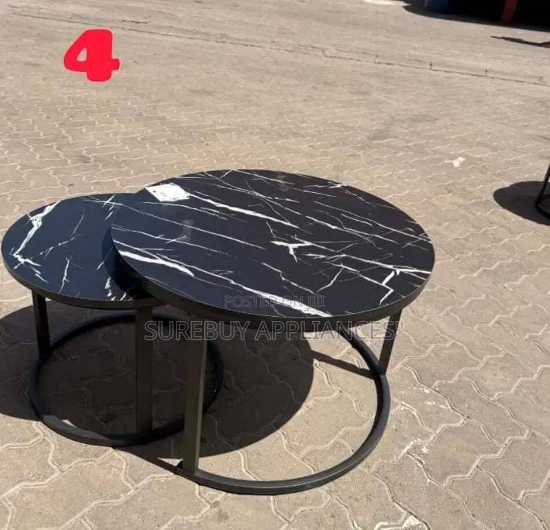 Glass Marble Tables Availlable