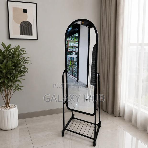 Big Size 123 *46 *6cm *Black Full Length Dressing Mirror