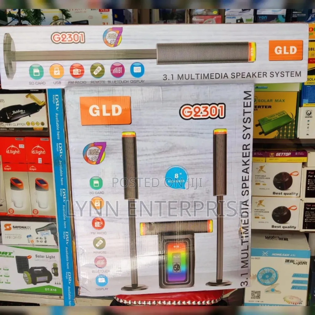 GLD Woofer 3.1 Tall Boy G2301 Multimedia Speaker System