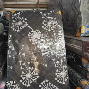 Colour Black 4by6 6inches Quilted Ndovu Mattress