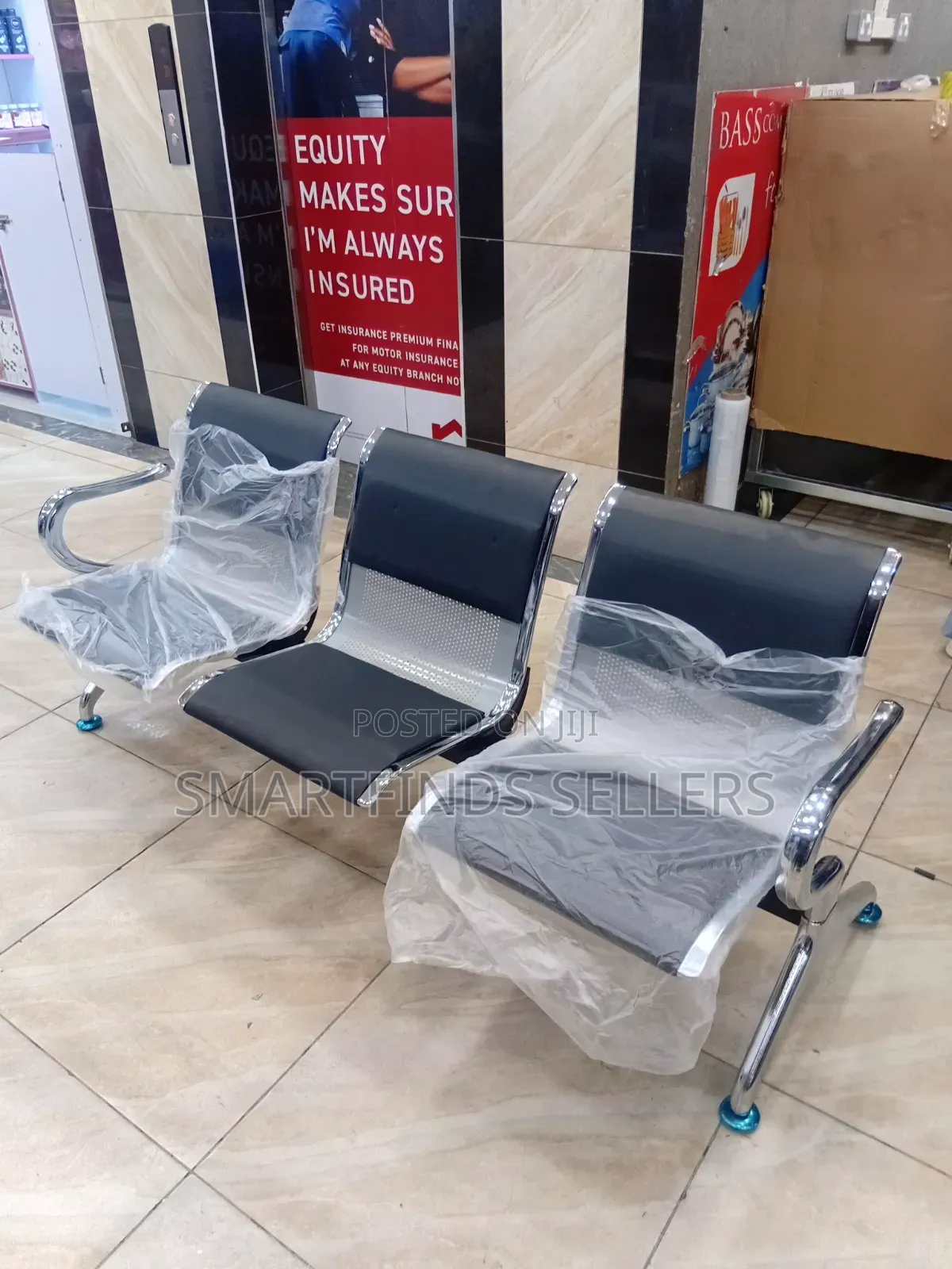 Office Padded Waiting Bench – Stylish Supportive