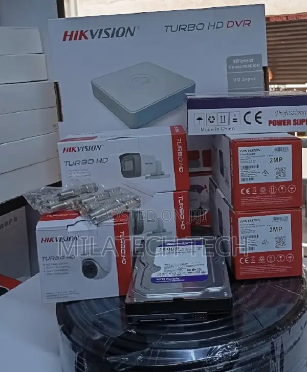 Hikvision 4CH CCTV Full Security System