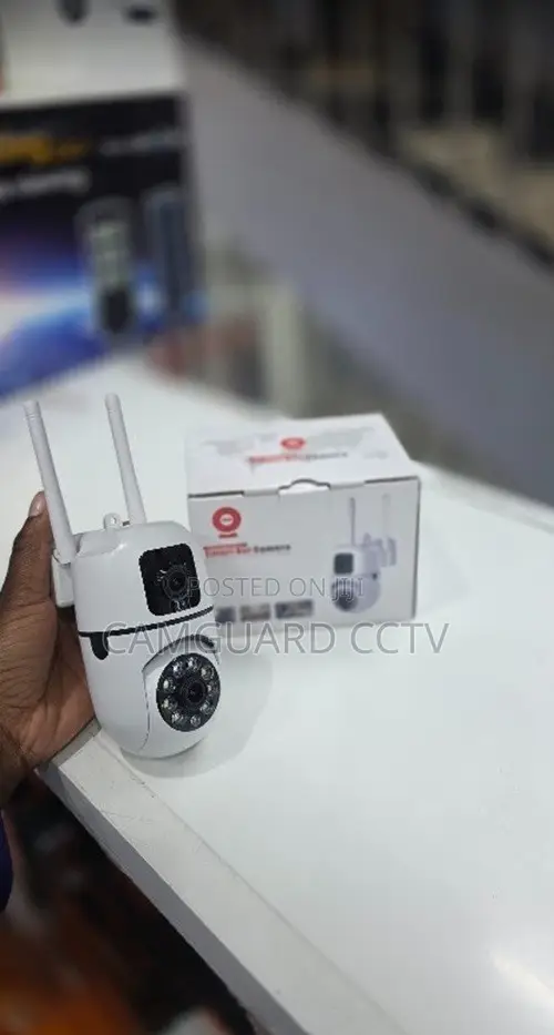 V380 Pro Dual Lens W3ireless PTZ CCTV Security Camera Wall Mounted