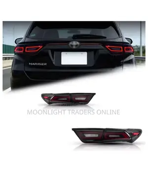 Smoked Toyota Harrier 2014 Aftermarket Tail Lights
