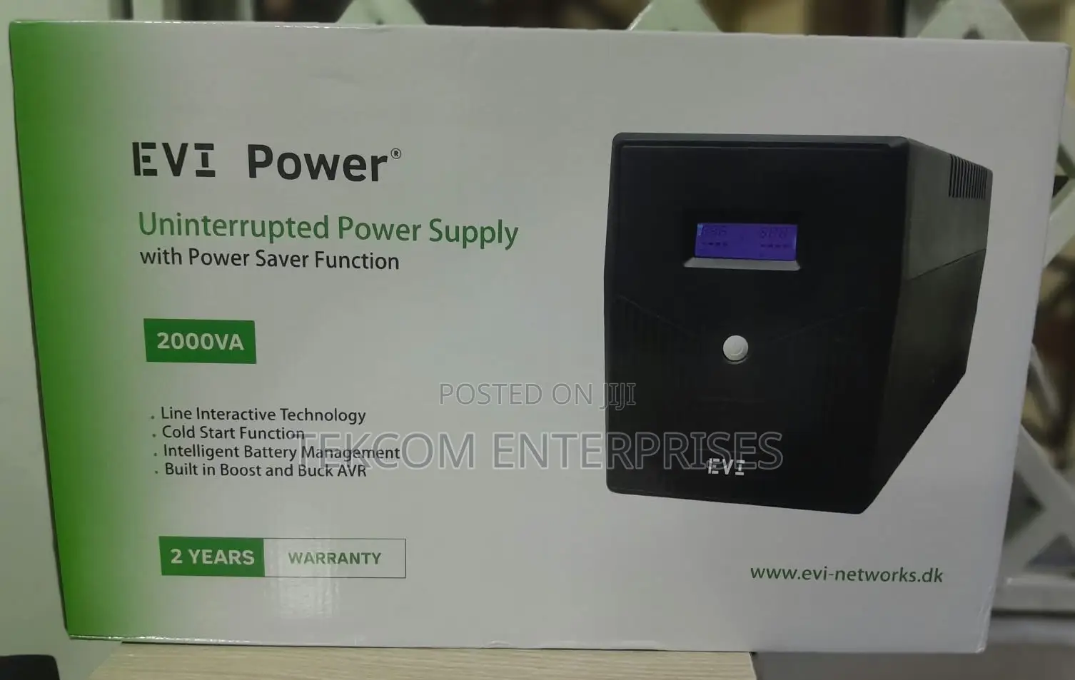 Evi 2000va / 1200w Line Interactive Ups