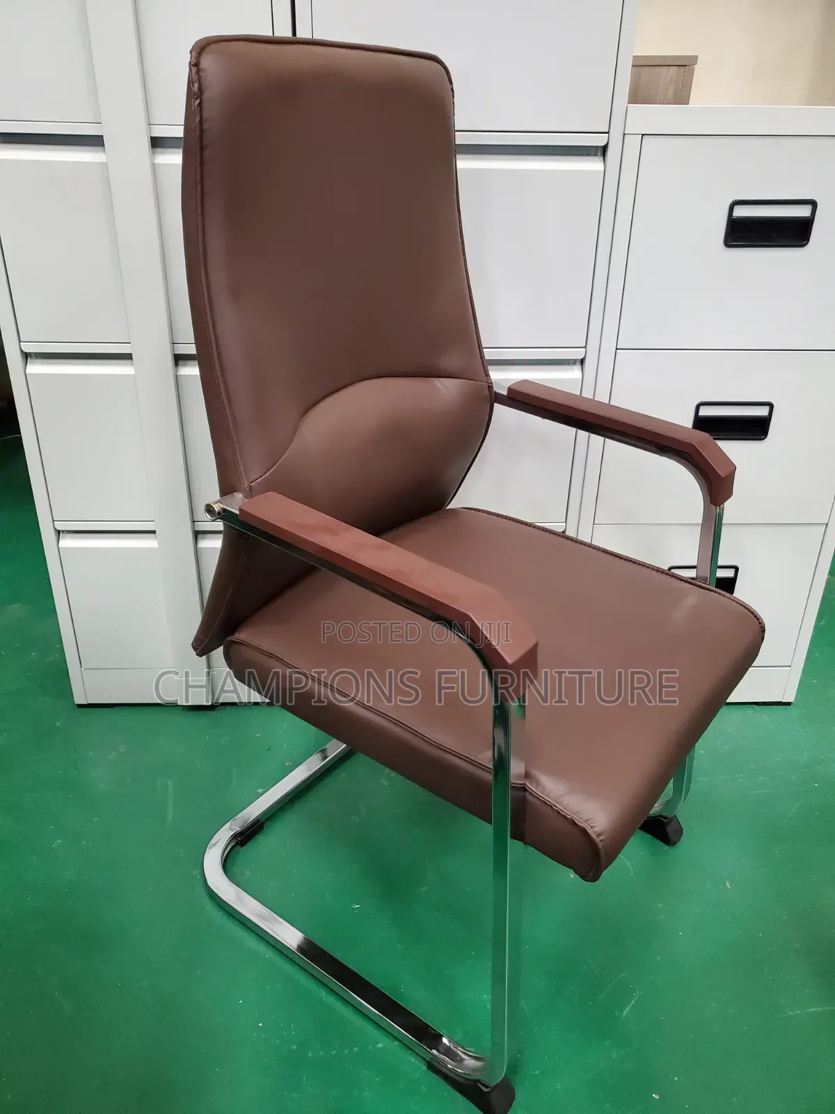 Elegant Brown Executive Boardroom/Visitors Chair