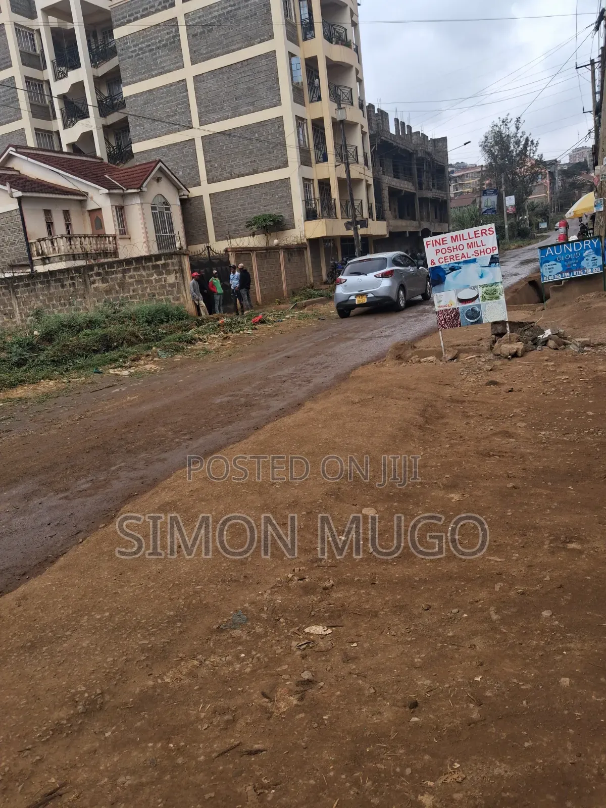 Kasarani Clay Works Prime Commercial Corner Plot on Tarmac