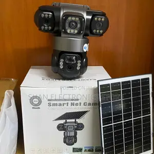• PTZ Remote Control Solar 4G Triple Lens PTZ Security Cam