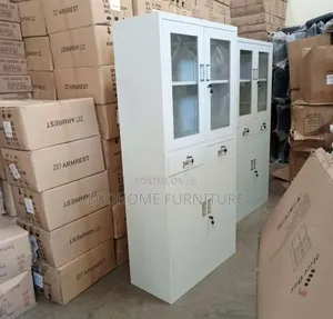 Office Cabinet – Glass Door Filing Storage Cabinet With Drawers
