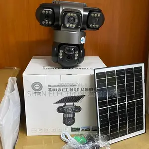 • Triple HD Cam With Remote Control Two-Way Audio Solar 4G PTZ Cam