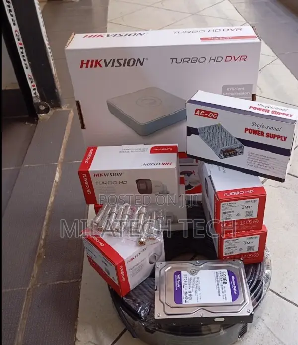 Hikvision 4 Camera Surveillance System Complete Kit