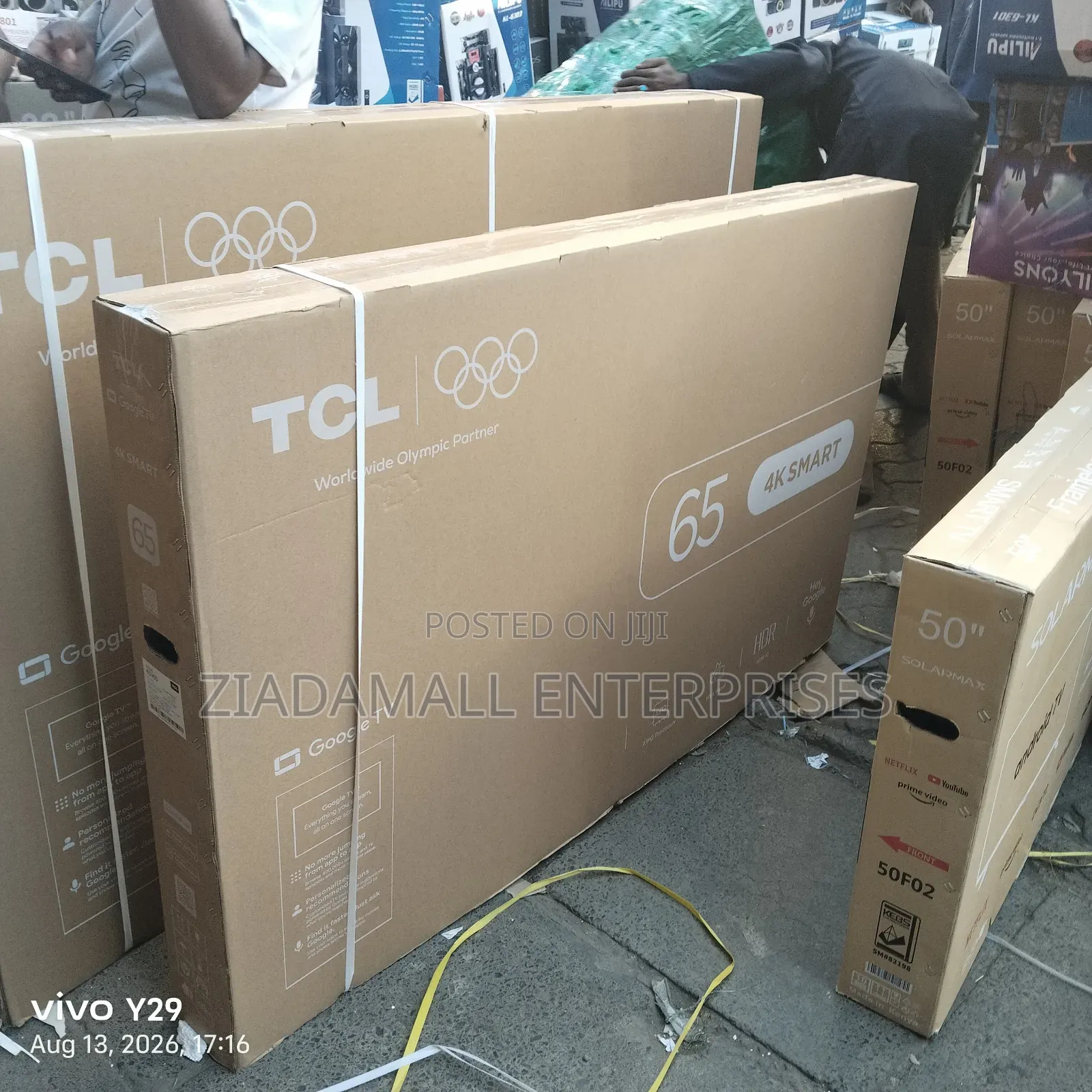 TCL 65′′ V6D HDR Google Smart TV – Big Screen Entertainment