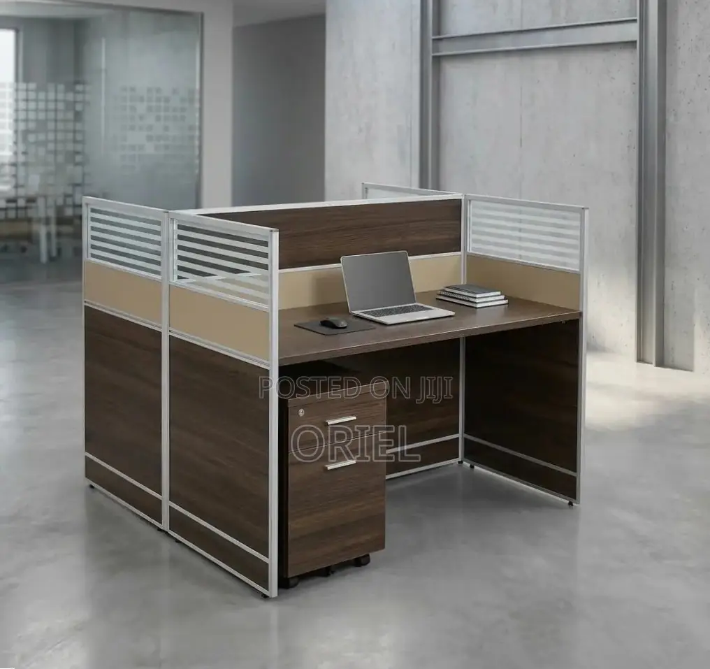 Office Workstation : 2-Seater Modern Staff Workstation
