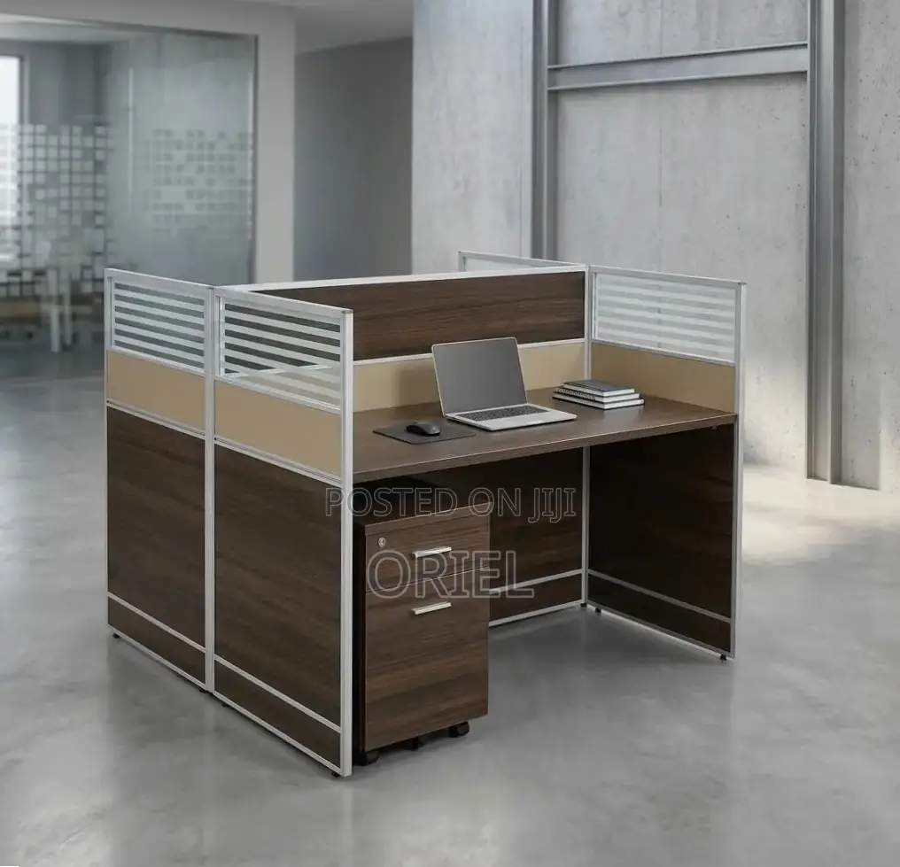 Office Workstation : 2-Seater Modern Staff Workstation