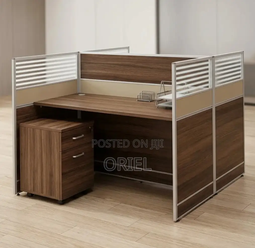 Office Workstation : 2-Seater Modern Staff Workstation