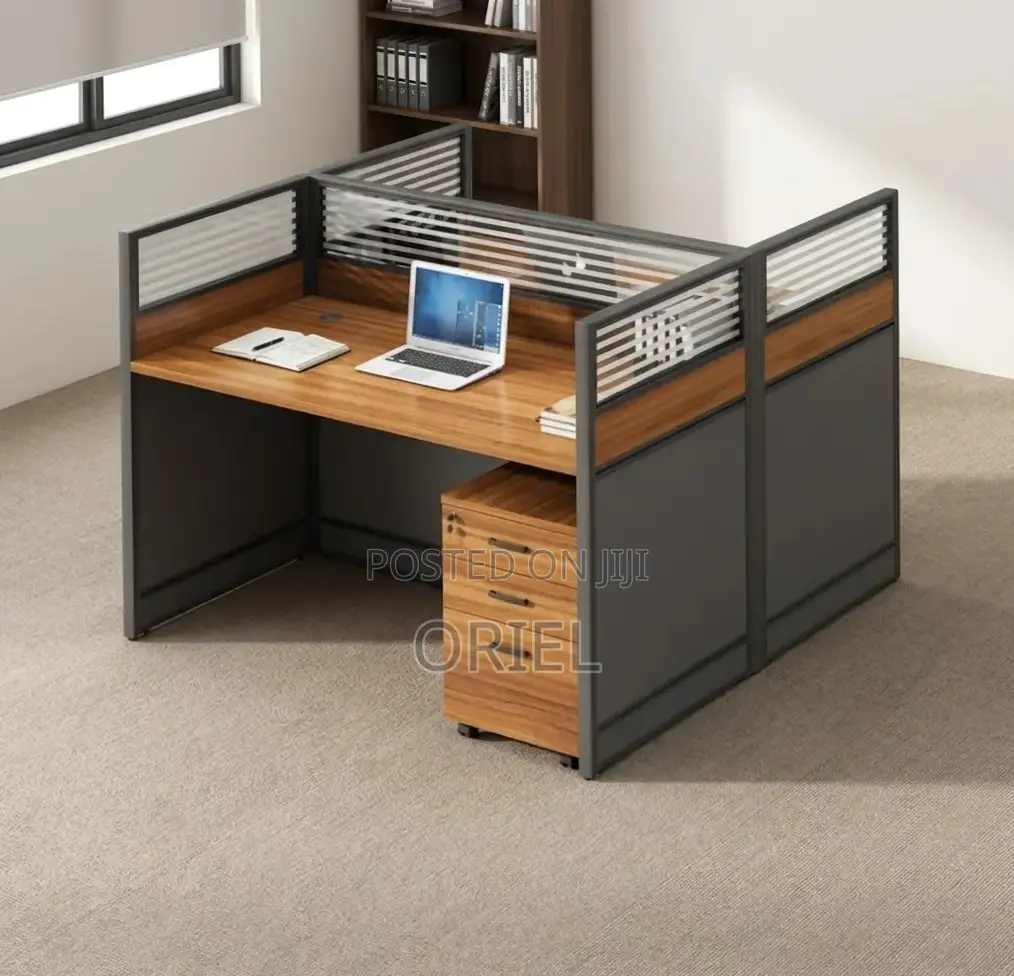 Office Workstation : 2-Seater Modern Staff Workstation