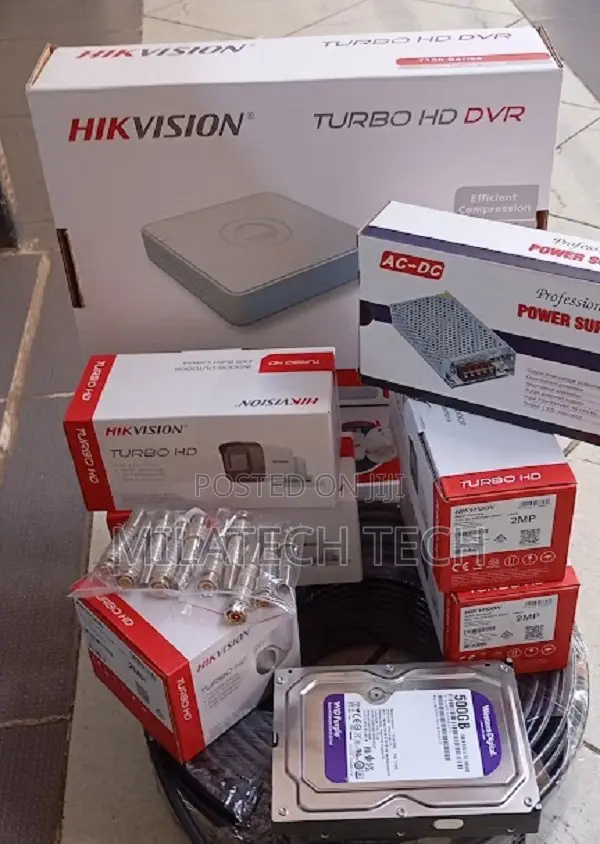 Hikvision 4 Channel Security Camera System