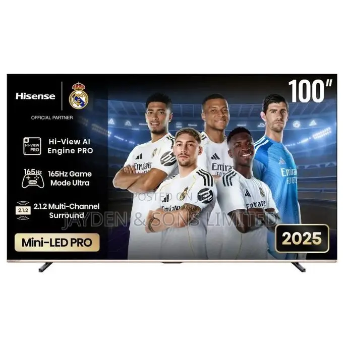 Hisense 100U7Q Real Madrid Edition 100" ULED Mini-Led Smart TV