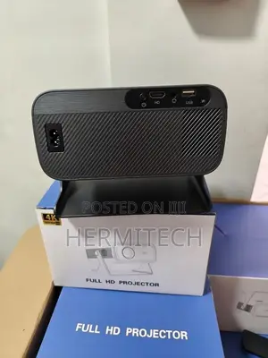 R100 Projector 200-Inch Screen With 2GB RAM and 16GB Storage