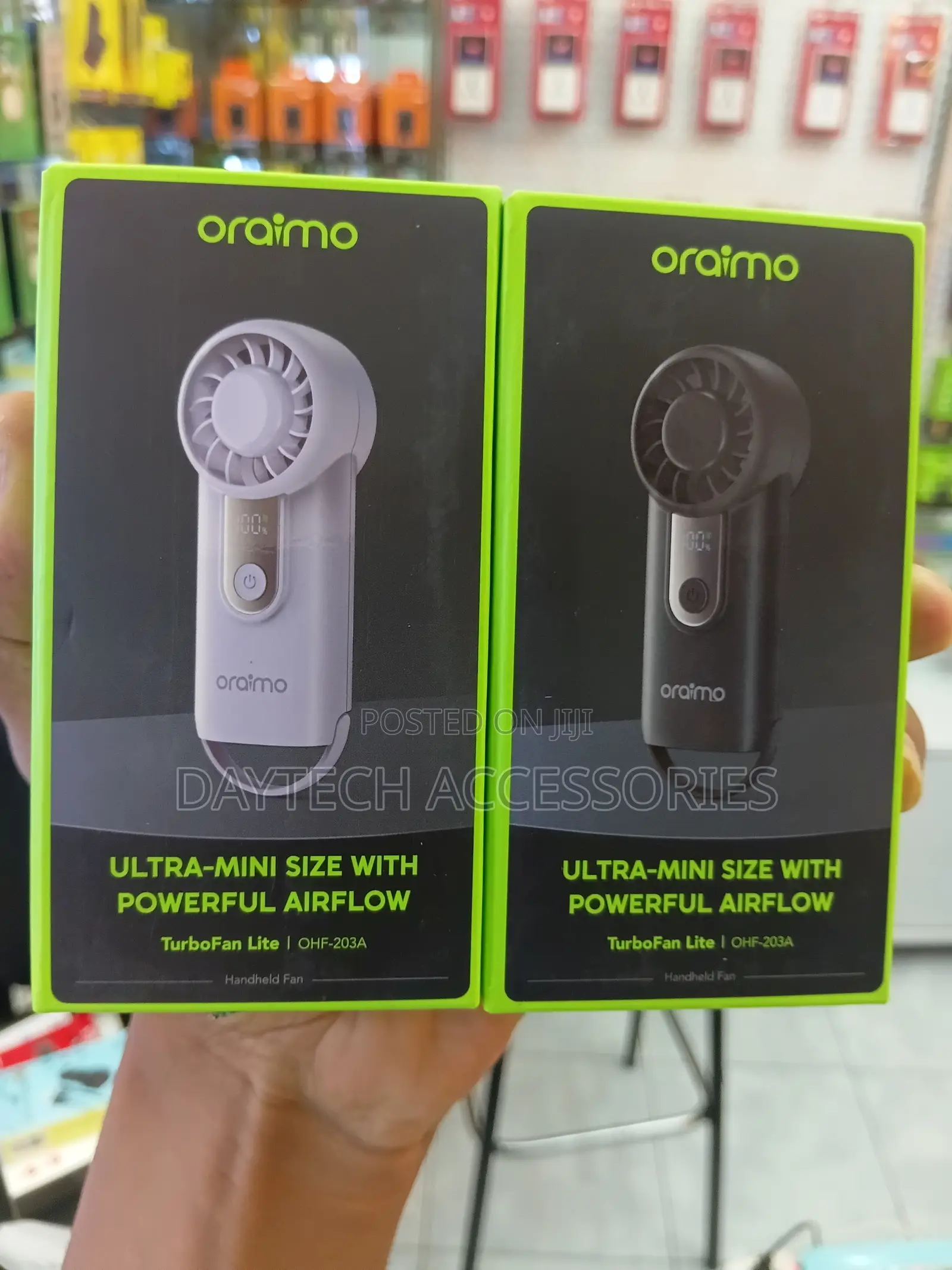 Oraimo TurboFan Lite Mini Powerful Handheld Fan