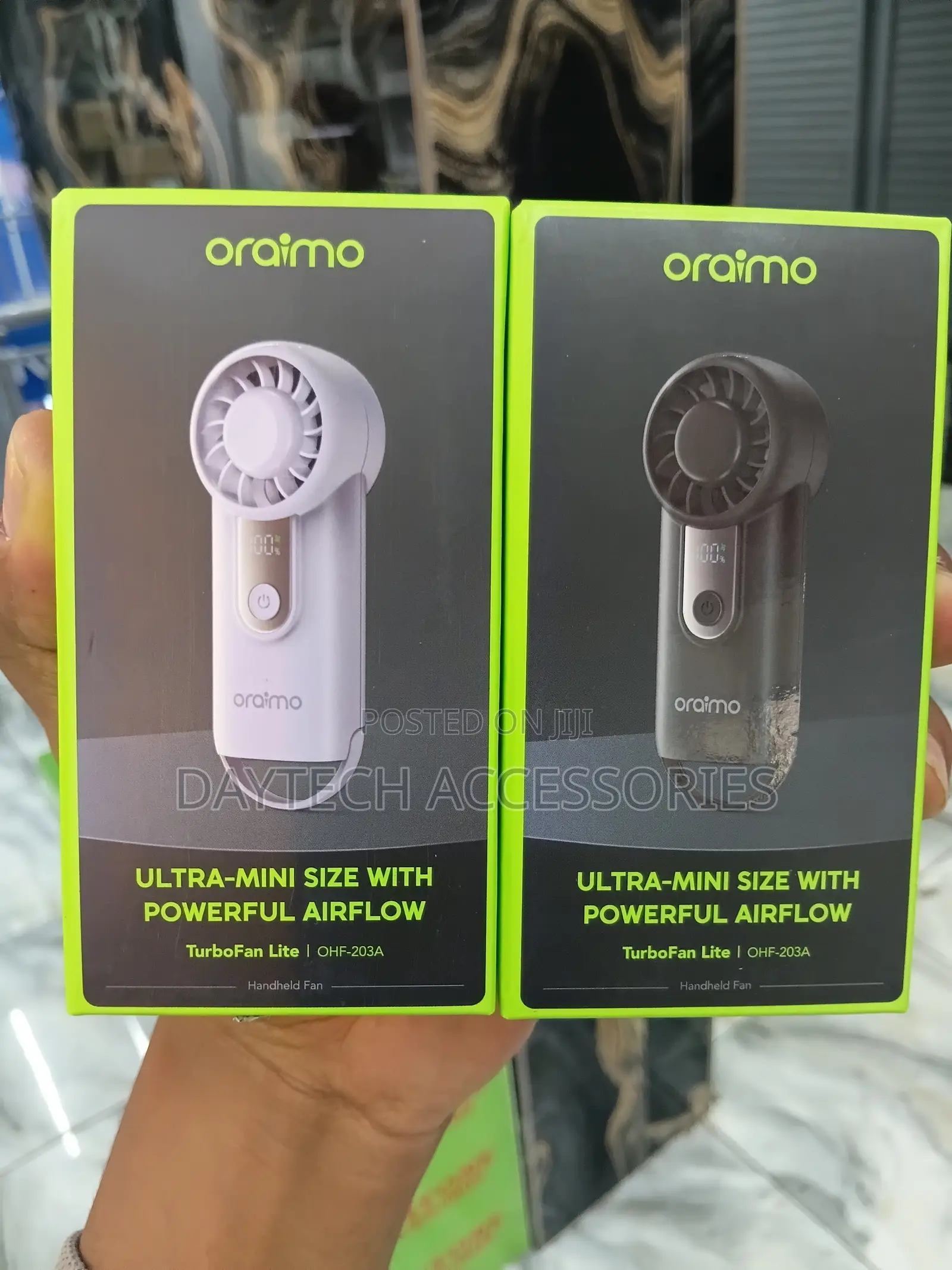 Oraimo TurboFan Lite Mini Powerful Handheld Fan