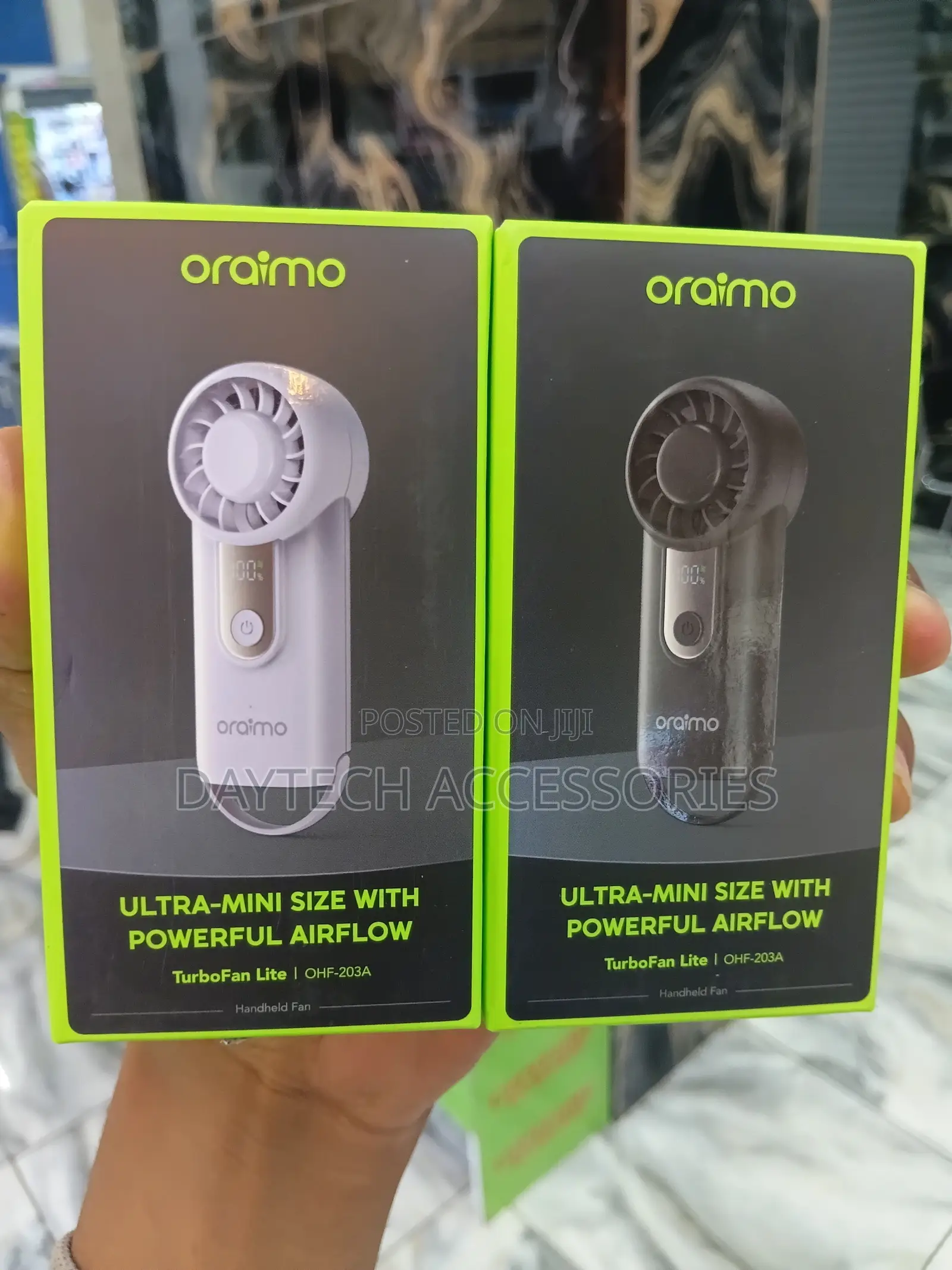 Oraimo TurboFan Lite Mini Powerful Handheld Fan