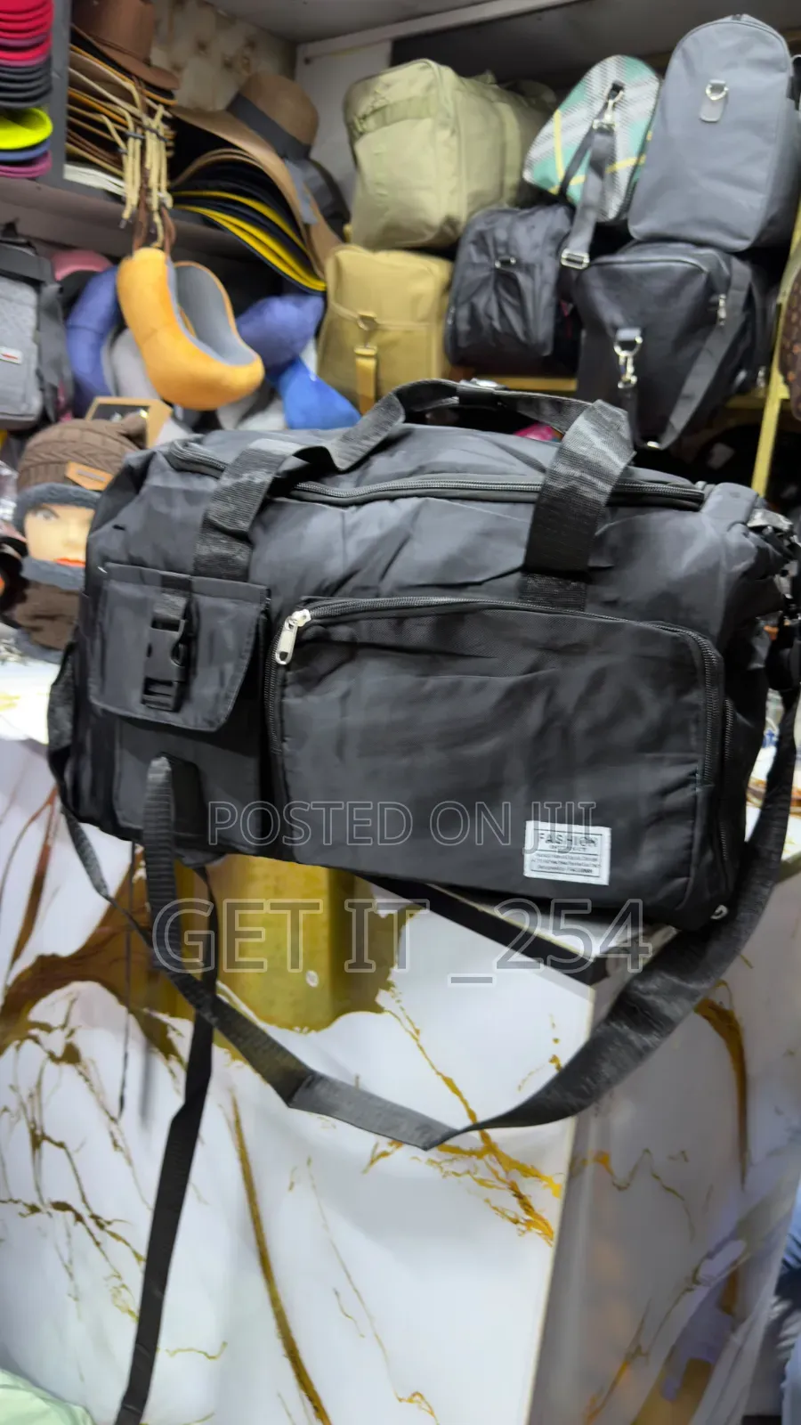 Multi-Purpose Travel Backpack/Duffle Bag 
Travel in Style With This