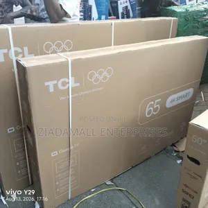 Pay on Delivery+new TCL 65 inches V6D 4K UHD Google TV – Dolby Audio & Smart
