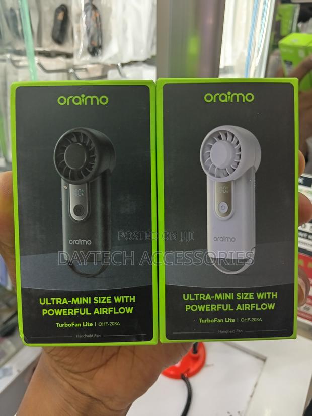 Oraimo Portable Handheld 5 Gear Wind Hand Fan.