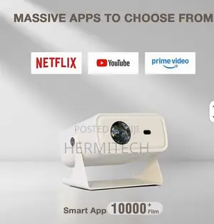 R100 Projector 200-Inch Display With Android 14 and 16GB Storage