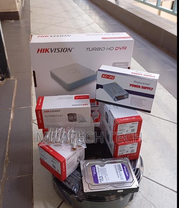 4 Camera Hikvision CCTV Package – Complete Security System