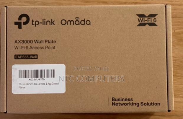 TP-Link AX3000 Wall Plate Wi-Fi 6 Access Point - TL-EAP655-WALL