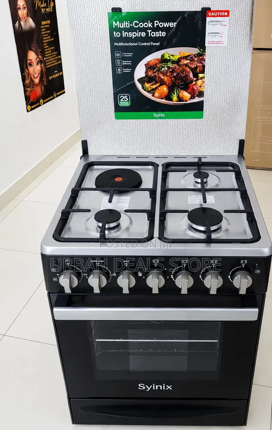 Syinix Q60gc3 New Model – 60×60 Standing Cooker 3+1