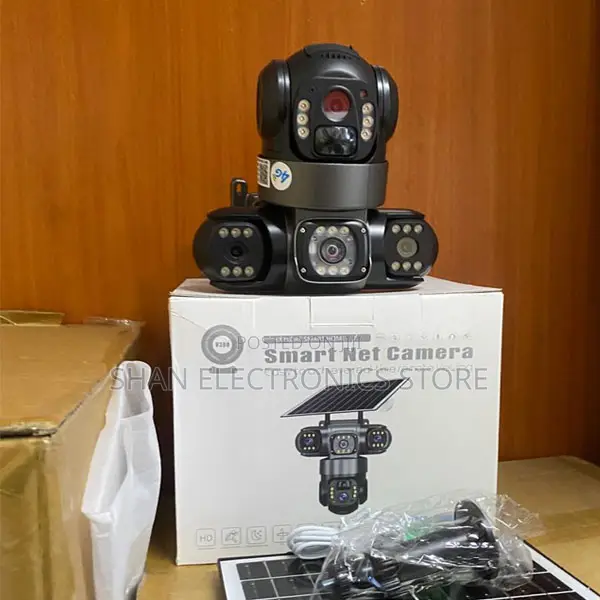 4G Triple Lens Solar PTZ Cam 12,000mAh With Remote Control Two-Way
