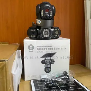 AI-powered Human Detection Triple HD Cam 4G Triple Lens PTZ CAM
