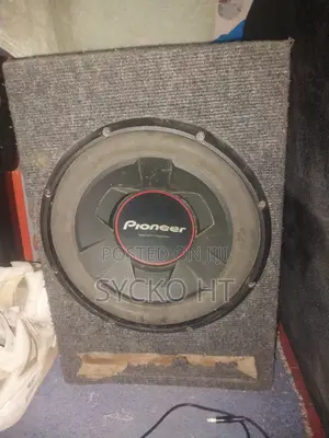 2.1 Amplifier Plus 12inch Pioneers With It's Cabinet