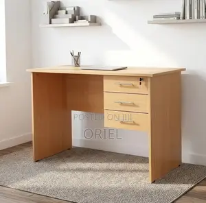 Office Desk : Compact 120CM Study Table With Drawers