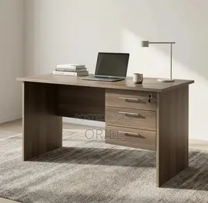 Office Desk : Compact 120CM Study Table With Drawers