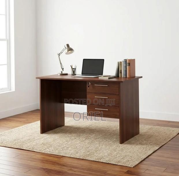 Office Desk : Compact 120CM Study Table With Drawers - thumbnail 4