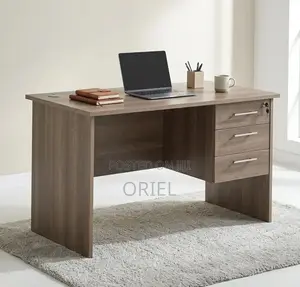 Office Desk : Compact 120CM Study Table With Drawers