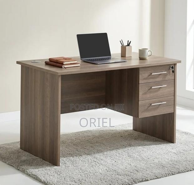 Office Desk : Compact 120CM Study Table With Drawers - thumbnail 5