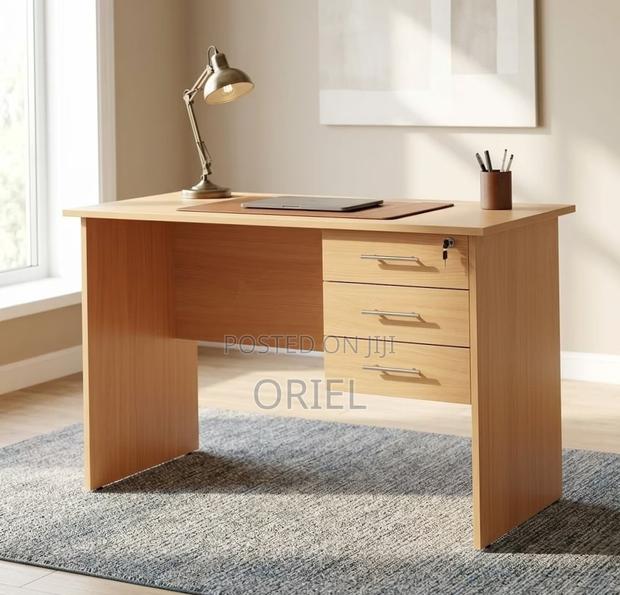 Office Desk : Compact 120CM Study Table With Drawers - thumbnail 7