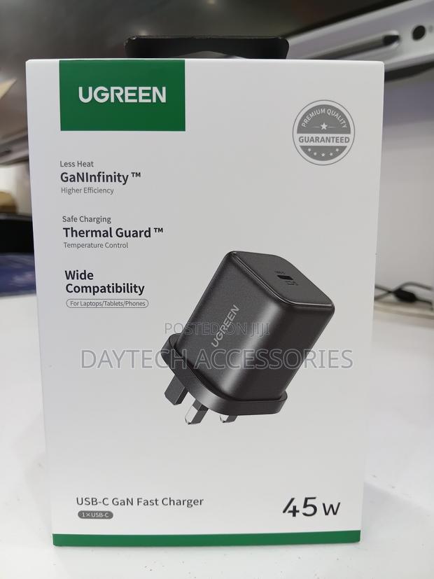 The Ugreen 45W USB-C GaN Fast Charger.
