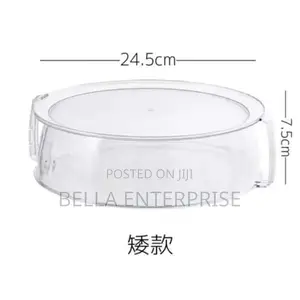 2pcs Transparent Multipurpose Stackable Multi-Layer Food Cover