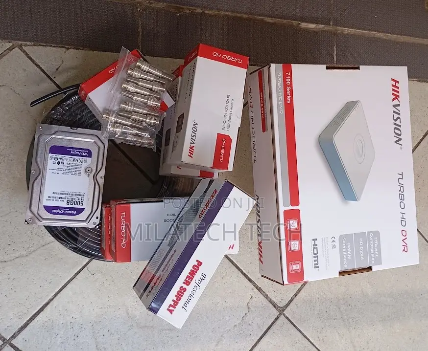 Hikvision 8 Camera CCTV Full Security System