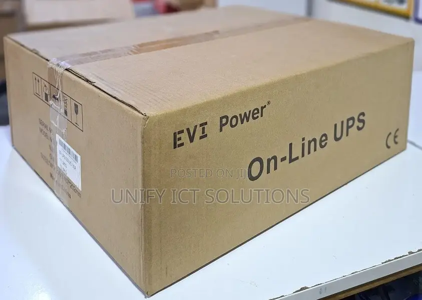 Evi 1000va / 900w Rack Mount Online Single Phase Ups